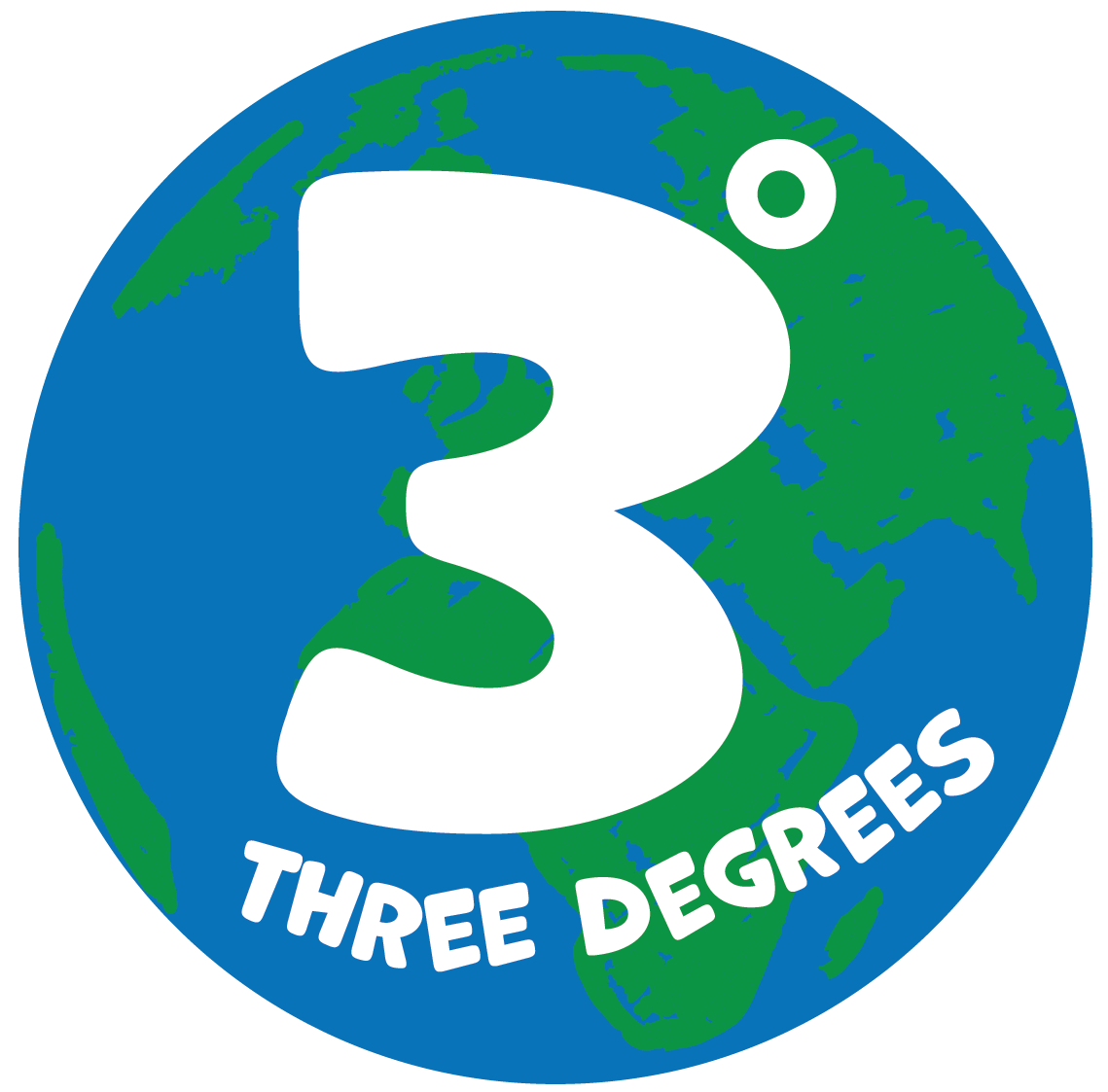 3 Degrees Logo Colour